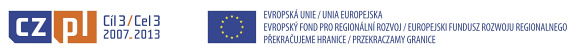 banner CZ-PL Cíl 3 2013 a EU Evropský fond pro regionální rozvoj